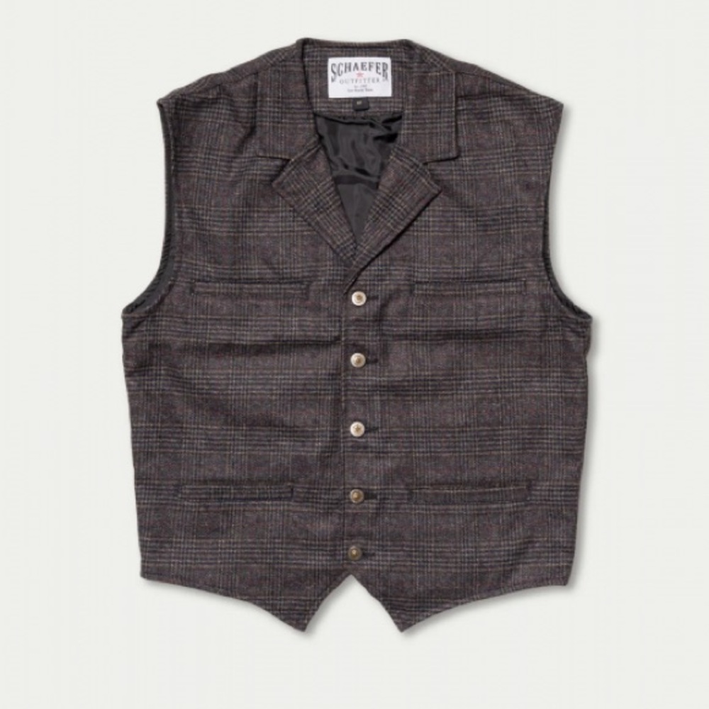 Schaefer Outfitter Laramie Wool Blend Vest Jacket Men's Size XL